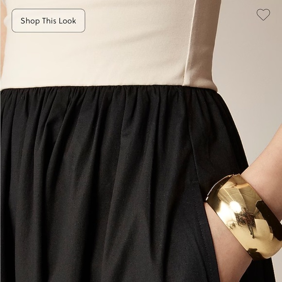 J. Crew Strapless colorblock mixy dress NWT Size 2X Minimalist Classic - Picture 3 of 11